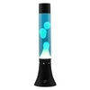 MODERN Blob Lamps Lava Lamp - Black Base - White/Blue