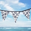Nautical Seashell Fabric Bunting 1.5M