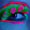 Neon Feather Eyelashes