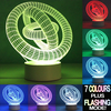 Optical Illusion 3D Gyro Lamp