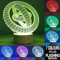 Optical Illusion 3D Gyro Lamp