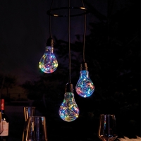 Outdoor Apollo Multi Coloured LED Pendant - Battery Operated