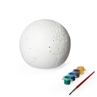 Paint Your Own Earth Battery Operated Lamp