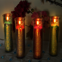 Peacock Feather Candle (Singular)