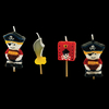 Pirate Candles (4 Pack)