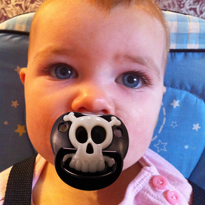 Pirate Skull Glow Pacifier