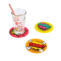 Pop Art Comic Coasters