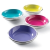 Recycled Aluminium Bright Enamel Bowls x 4