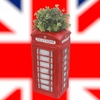 Red Telephone Box Planter