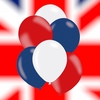 Red,  White,  and Blue 11 Inch Balloons - 36 Pack