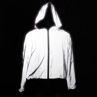 Reflective Hooded Bomber Jacket