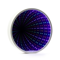 Round Infinity Mirror