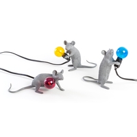 Seletti Grey Mouse Lamp