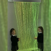 Sensory Fibre Optic Curtain with Colour Change Light