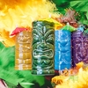 Set of Four Ceramic Party Pack Tiki Mugs