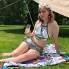 Silver Sequin Halter Neck Crop Top & Hot Pants