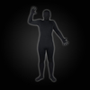 Skinz Black Stretch Body Suit