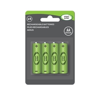Solar AA 600mAh Batteries x 4
