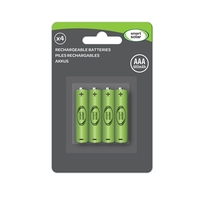 Solar AAA 600 mAh Batteries x 4