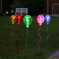 Solar Balloon Garden Stake Lights