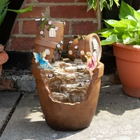 Solar Fairy Pot Fountain