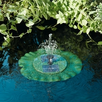 Solar Lily Floating Fountain