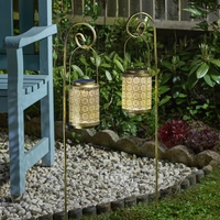 Solar Rabat Lantern Stake Lights - 2 Pack