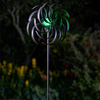 Spiro Wind Spinner with Solar Globe