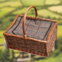 Triple Weave Butchers Cooler Picnic Basket