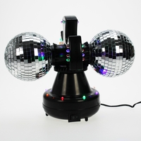 Twin Mirrorball with LEDs