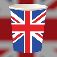 Union Jack Paper Cups - 6 Pack