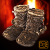 Warmies Wolf Fur Boots