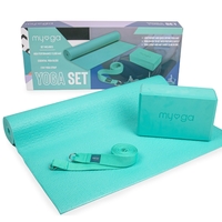 Yoga Kit - Starter Mat,  Block and Belt