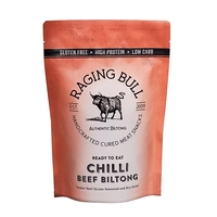 Raging Bull Chilli Beef Biltong 28g