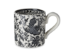 Burleigh Black Regal Peacock Mug