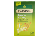 Green Tea,  Honey & Lemon - 20 Single Tea Bags