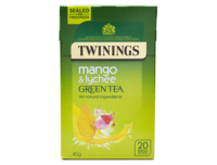 Green Tea,  Mango & Lychee - 20 Single Tea Bags