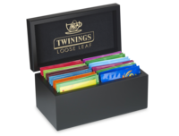 Loose Leaf Pyramid Tea Box - 2 Compartment Filled