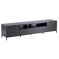 Alphason Chaplin ADCH2000 Charcoal / Black TV Cabinet