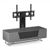 Alphason Chromium 2 1200 Gloss Grey TV Cabinet w/ TV (up to 50") Bracket