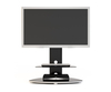 Alphason Osmium OSMB800 Black Oval TV (up to 47") Stand w/ TV Bracket