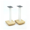 Atacama Moseco 5 Speaker Stands (Pair) Natural Bamboo/Diamond White