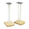 Atacama Moseco 6 Diamond White Speaker Stands (Pair) Natural Bamboo