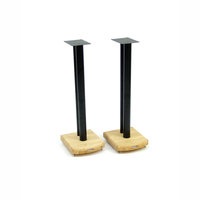Atacama Moseco 7 Natural Bamboo / Satin Black Speaker Stands (Pair)