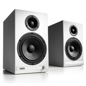 Audioengine HD6 White Powered Speakers (Pair) - Limited Edition