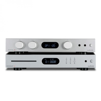 Audiolab 6000A Stereo Amp & 6000CDT CD Transport Silver HiFi Package