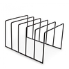 AVCOM Record Storage Rack Black Square