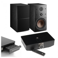 DALI Callisto 2 C Black Active Bookshelf Speakers (Pair) w/ Sound Hub / BluOS Module