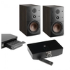 DALI Callisto 2 C Tobacco Oak Active Bookshelf Speakers (Pair) w/ Sound Hub / BluOS Module