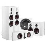 DALI Epicon 6 Gloss White 5.1 Speaker Package w/ P-10 DSS Subwoofer